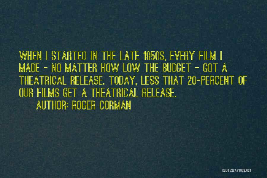 Roger Corman Quotes 575109