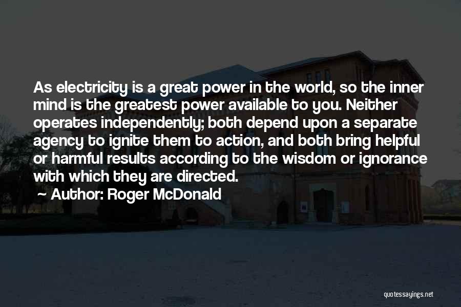 Roger McDonald Quotes 205515