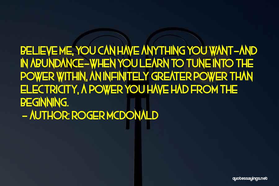 Roger McDonald Quotes 77116