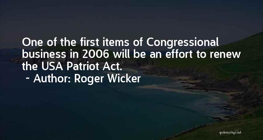 Roger Wicker Quotes 1818121