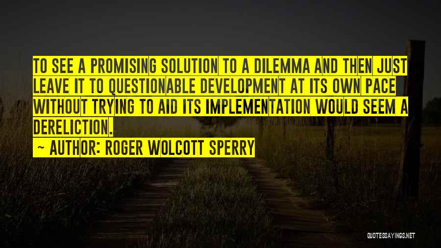 Roger Wolcott Sperry Quotes 1618025