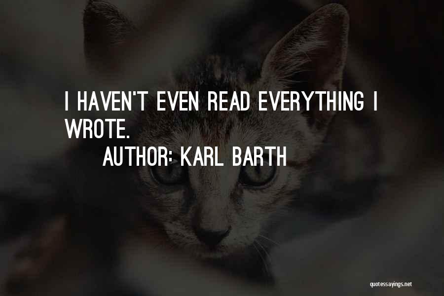 Rokycany Quotes By Karl Barth