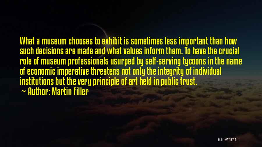 Role Of Art Quotes By Martin Filler