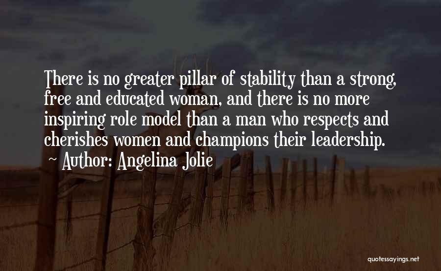 Role Of Leadership Quotes By Angelina Jolie