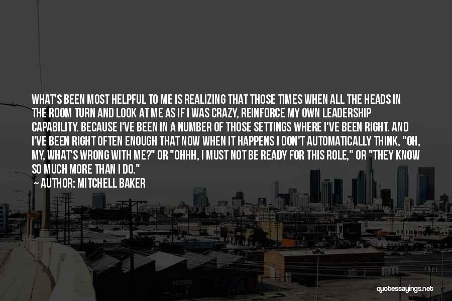 Role Of Leadership Quotes By Mitchell Baker