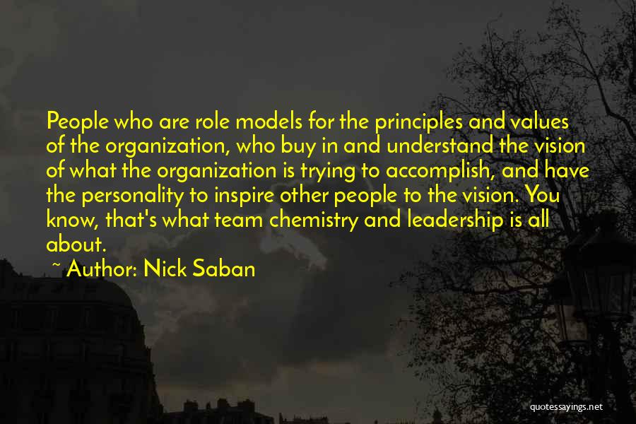 Role Of Leadership Quotes By Nick Saban