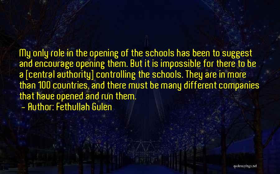 Role Of School Quotes By Fethullah Gulen