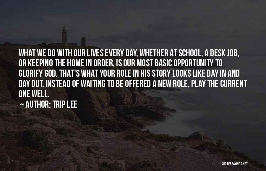 Role Of School Quotes By Trip Lee