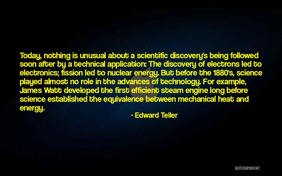 Role Of Science And Technology Quotes By Edward Teller