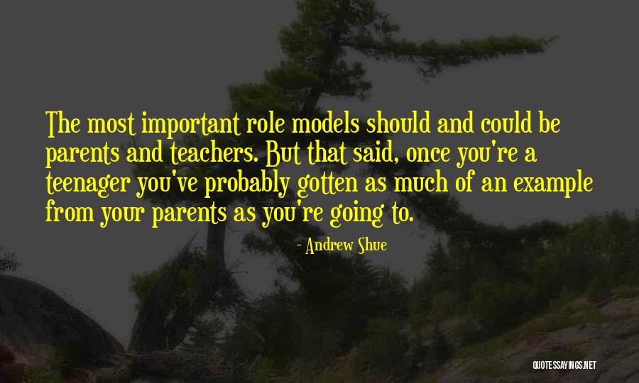 Role Of Teachers Quotes By Andrew Shue Role Of Teachers Quotes By Andrew Shue