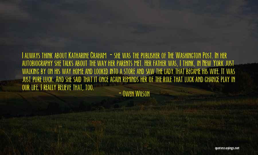 Role Of Wife Quotes By Owen Wilson Role Of Wife Quotes By Owen Wilson