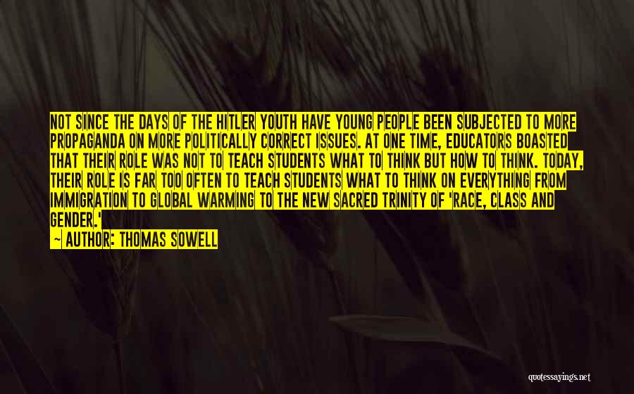 Role Of Youth Quotes By Thomas Sowell