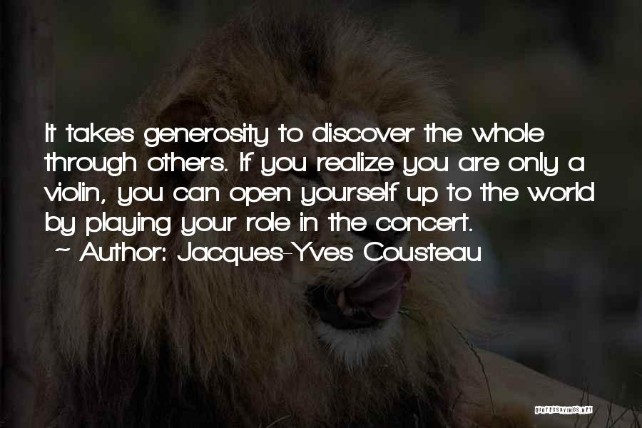 Role Playing Quotes By Jacques-Yves Cousteau