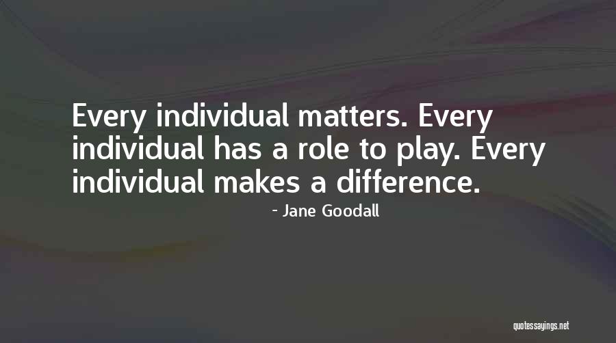 Role Role Play Quotes By Jane Goodall Role Role Play Quotes By Jane Goodall