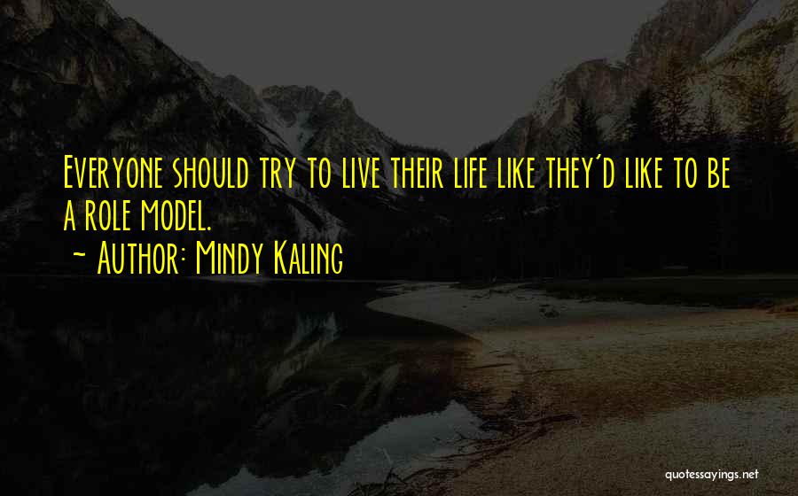 Roles Models Quotes By Mindy Kaling