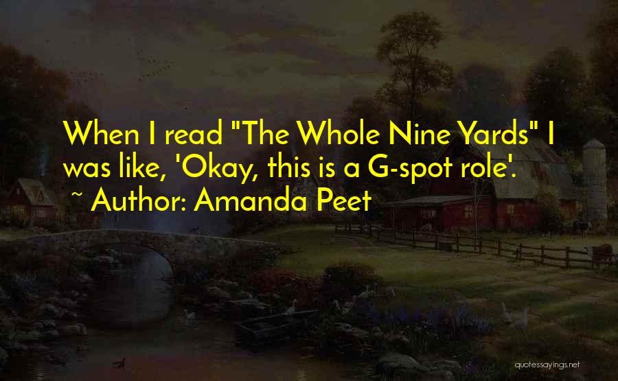 Roles Quotes By Amanda Peet
