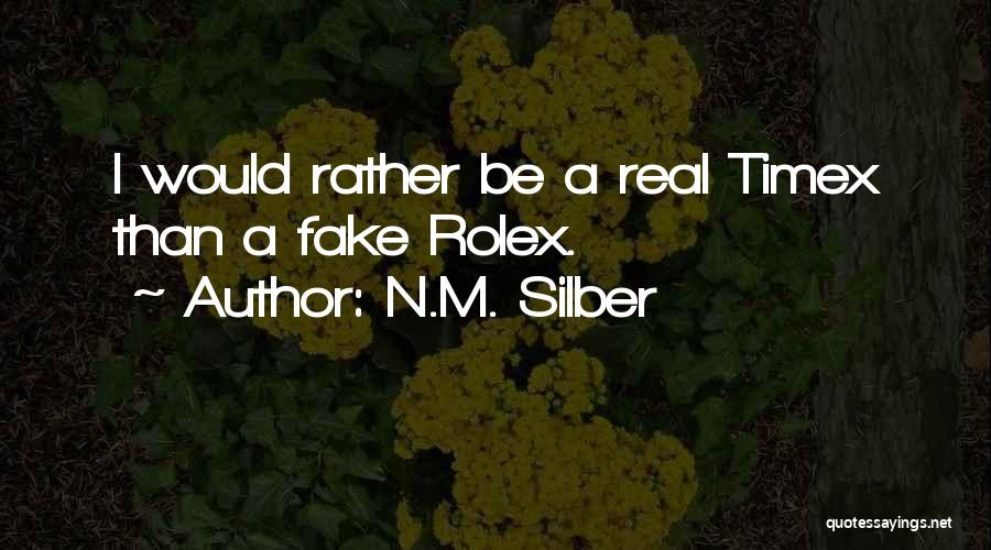 Rolex Quotes By N.M. Silber