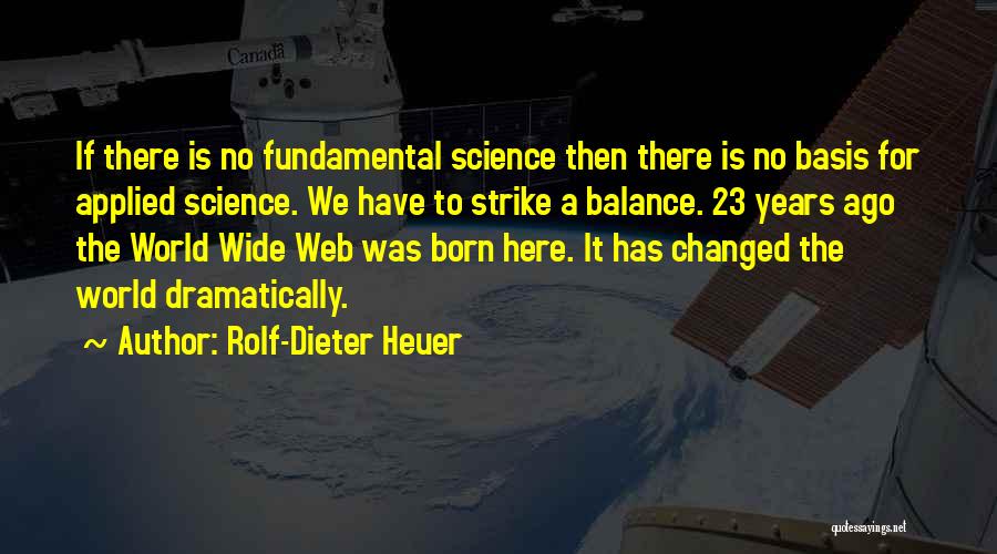 Rolf-Dieter Heuer Quotes 243084