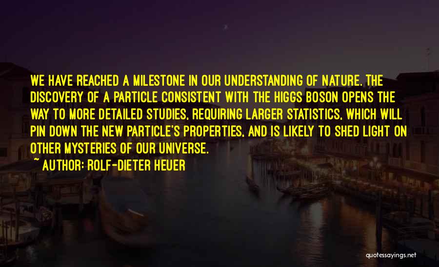 Rolf-Dieter Heuer Quotes 510586