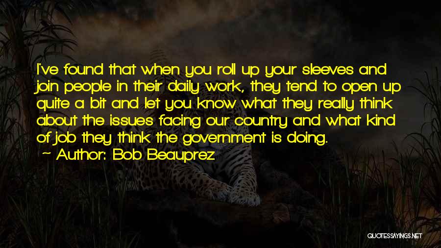 Roll Up Sleeves Quotes By Bob Beauprez