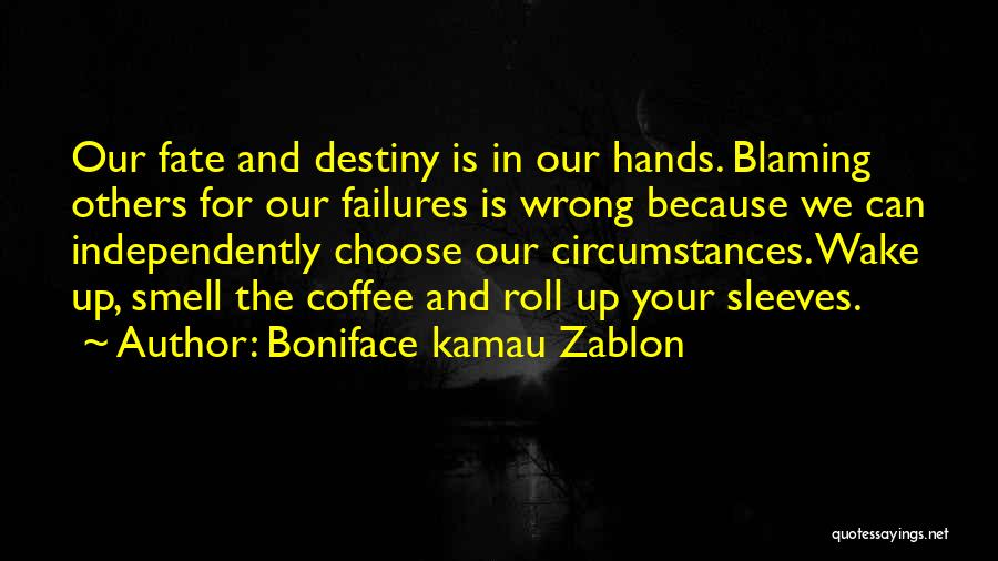 Roll Up Sleeves Quotes By Boniface Kamau Zablon