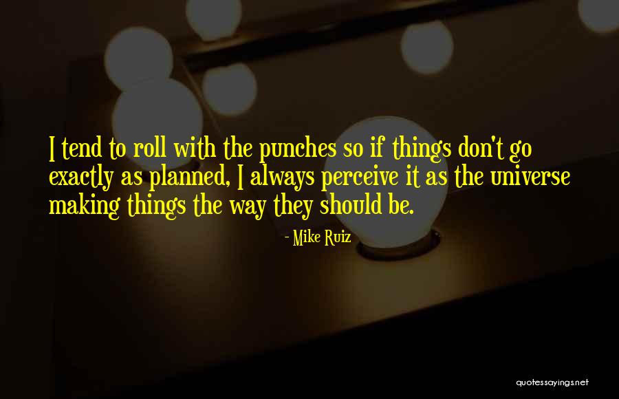 Roll With The Punches Quotes By Mike Ruiz Roll With The Punches Quotes By Mike Ruiz