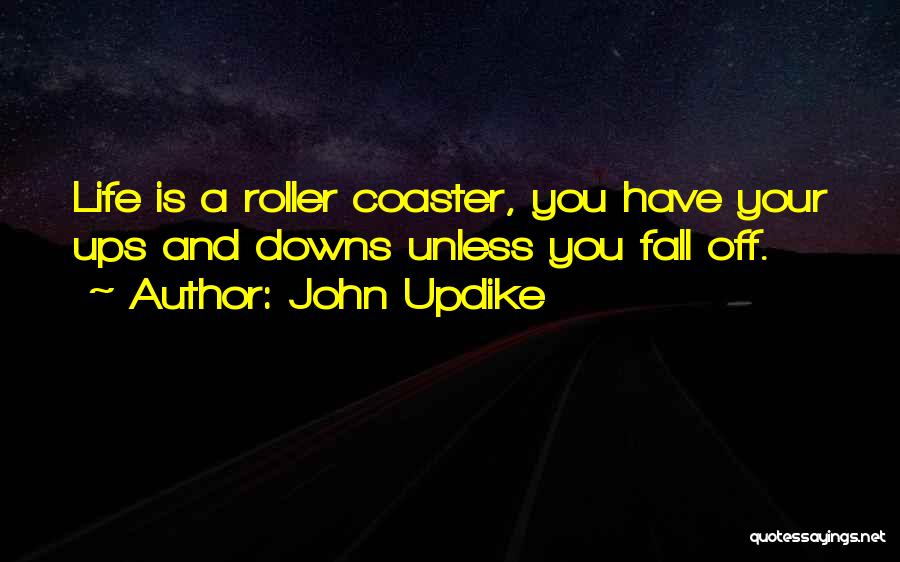 Roller Coaster Life Quotes By John Updike