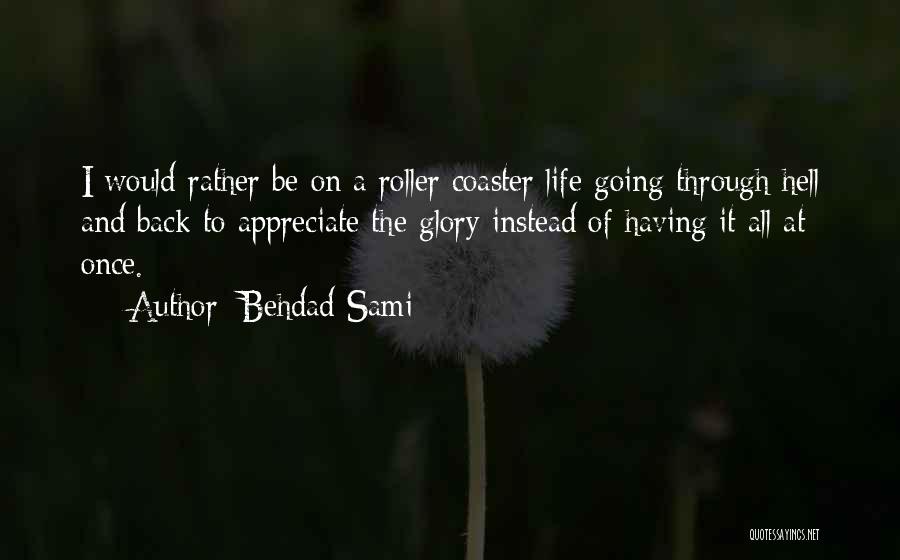 Roller Coaster Quotes By Behdad Sami