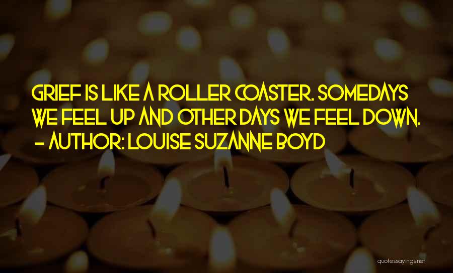 Roller Coaster Quotes By Louise Suzanne Boyd