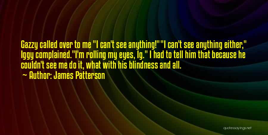 Rolling My Eyes Quotes By James Patterson