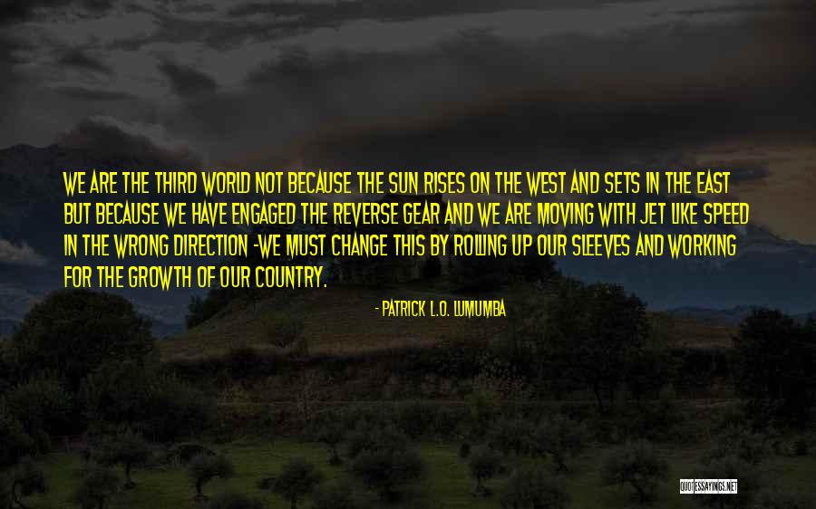 Rolling With Change Quotes By Patrick L.O. Lumumba Rolling With Change Quotes By Patrick L.O. Lumumba