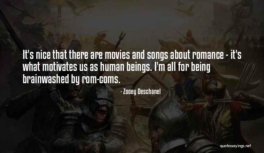 Rom Com Movies Quotes By Zooey Deschanel Rom Com Movies Quotes By Zooey Deschanel