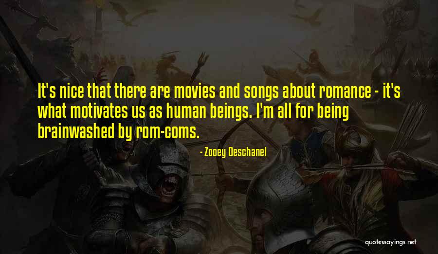 Rom Quotes By Zooey Deschanel Rom Quotes By Zooey Deschanel
