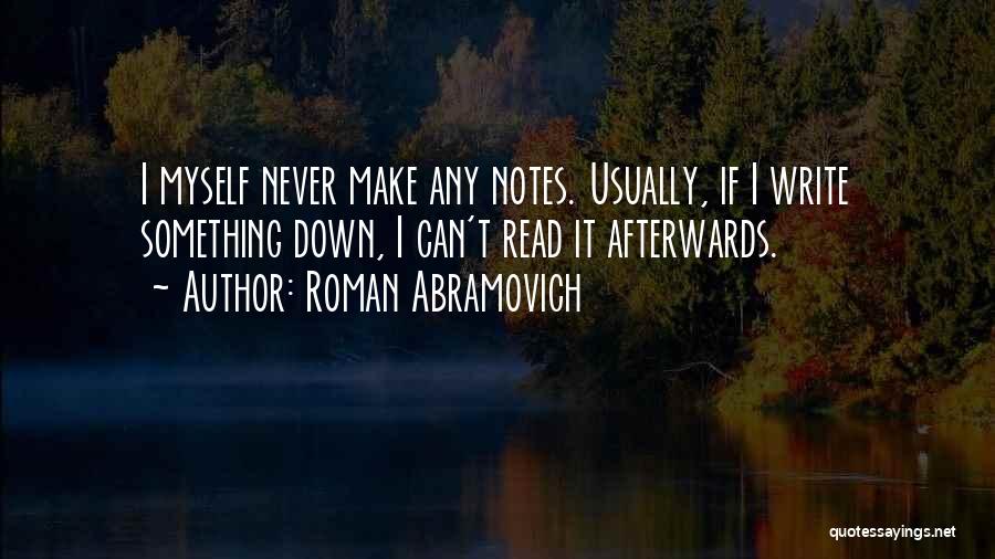 Roman Abramovich Quotes 668721