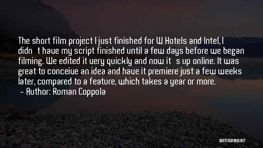 Roman Coppola Quotes 229677