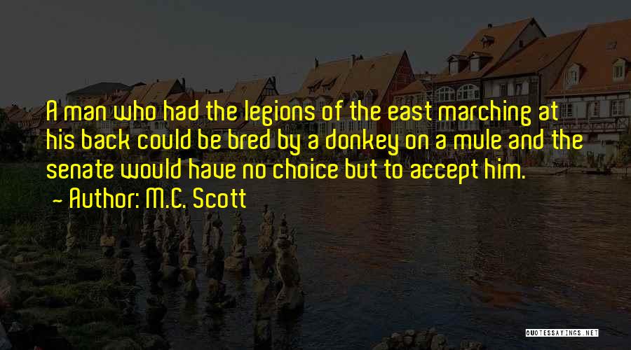 Roman Legions Quotes By M.C. Scott