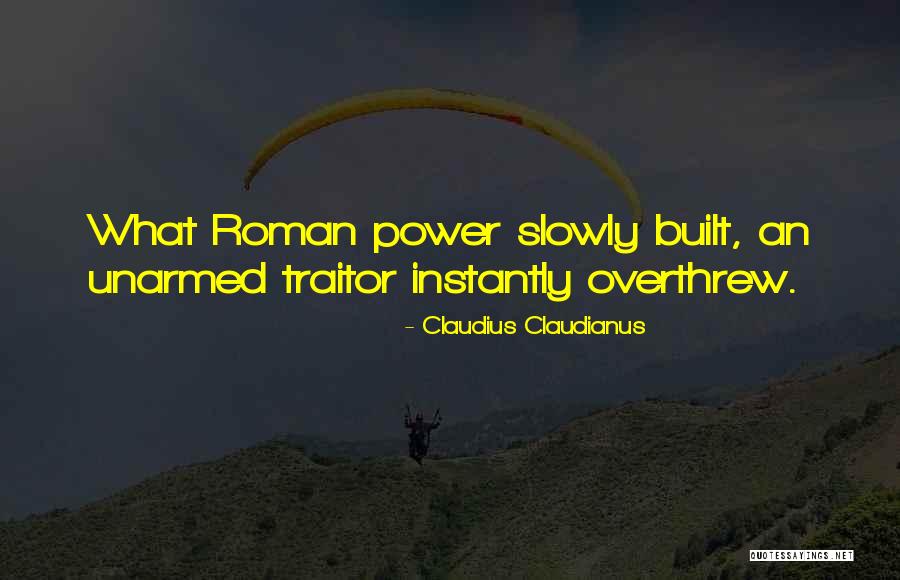 Roman Quotes By Claudius Claudianus