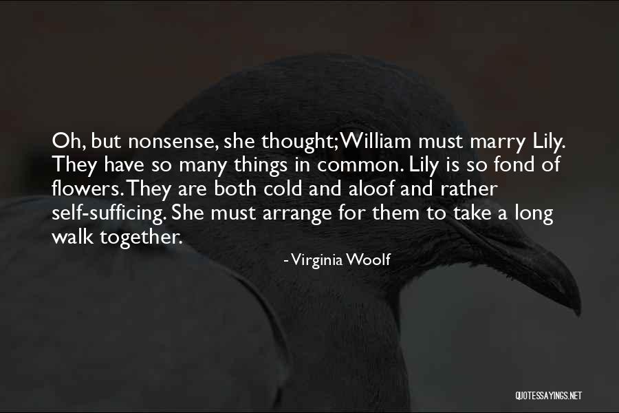 Romance And Flowers Quotes By Virginia Woolf