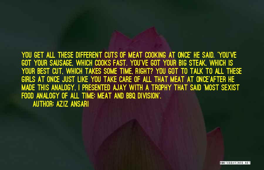 Romance And Food Quotes By Aziz Ansari