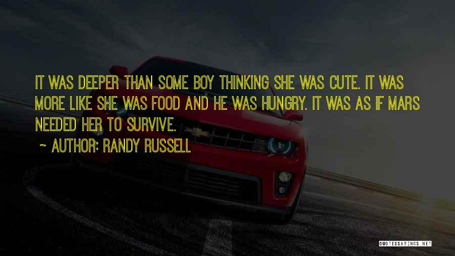 Romance And Food Quotes By Randy Russell