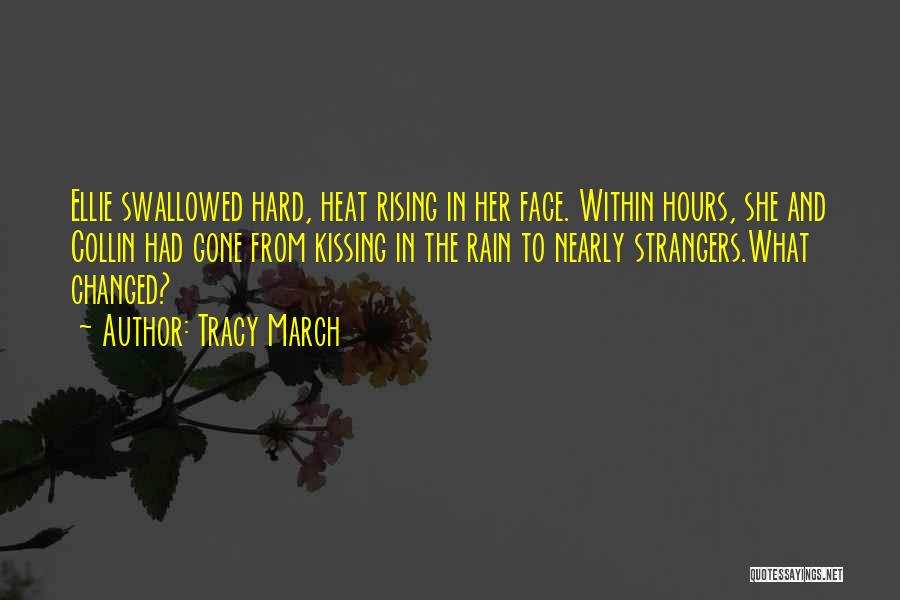 Romance And Rain Quotes By Tracy March