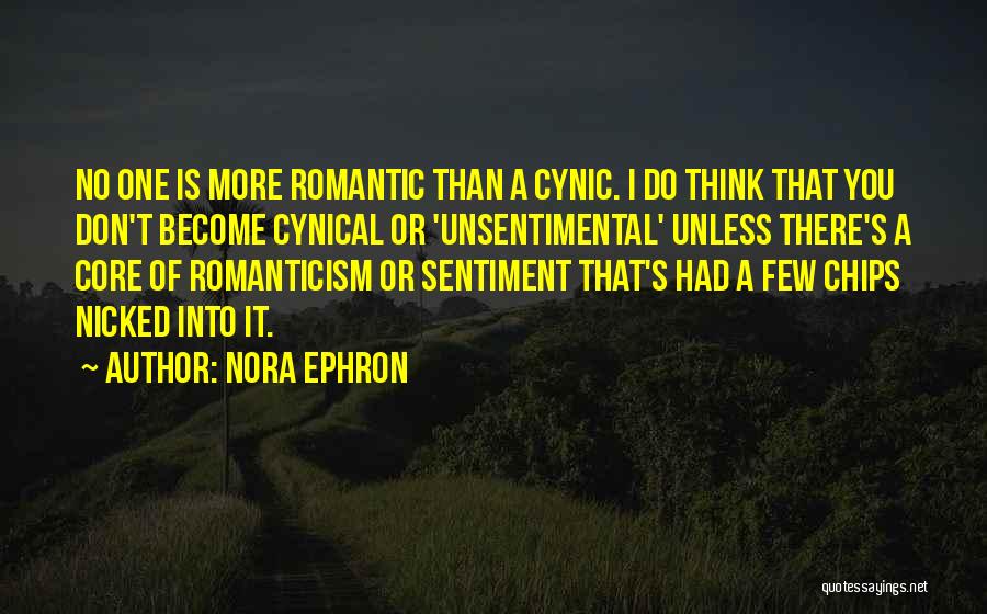 Romance And Romanticism Quotes By Nora Ephron