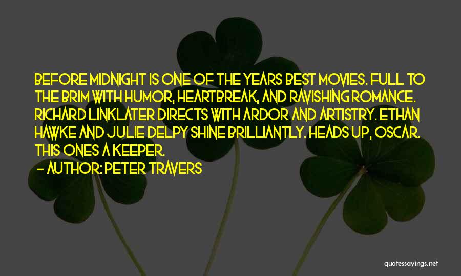 Romance Movies Quotes By Peter Travers