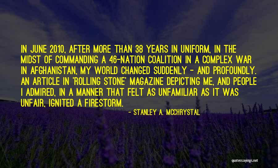 Romanek Arabian Quotes By Stanley A. McChrystal Romanek Arabian Quotes By Stanley A. McChrystal