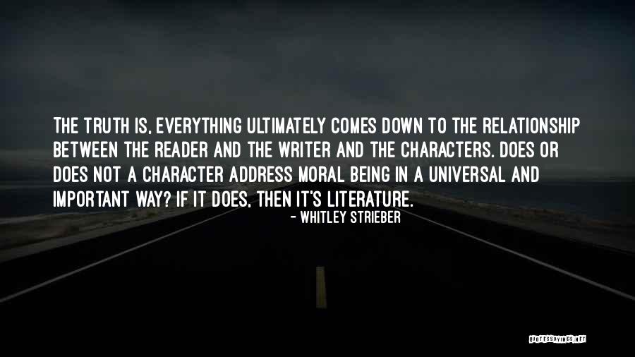 Romanized Unicode Quotes By Whitley Strieber Romanized Unicode Quotes By Whitley Strieber