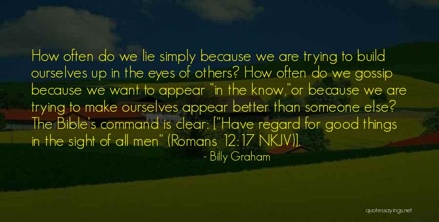 Romans 12 Quotes By Billy Graham