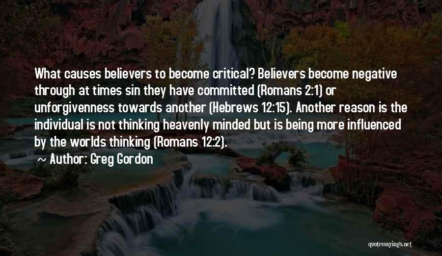 Romans 12 Quotes By Greg Gordon