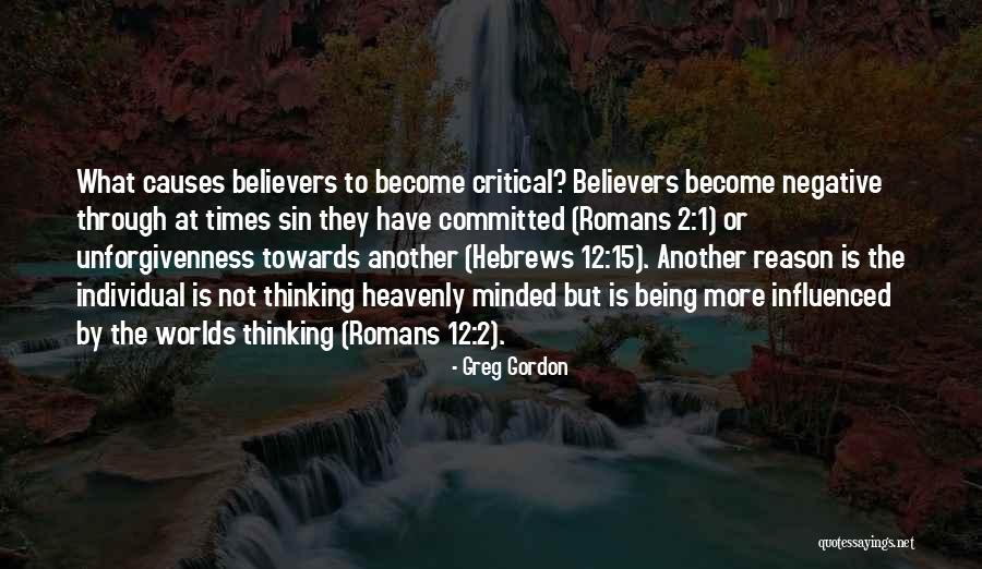 Romans 12 Quotes By Greg Gordon