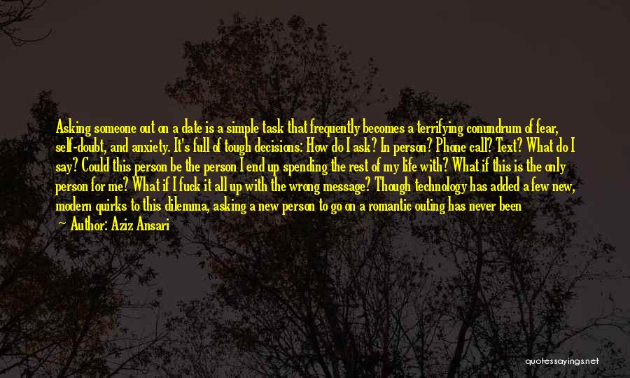 Romantic Date Quotes By Aziz Ansari