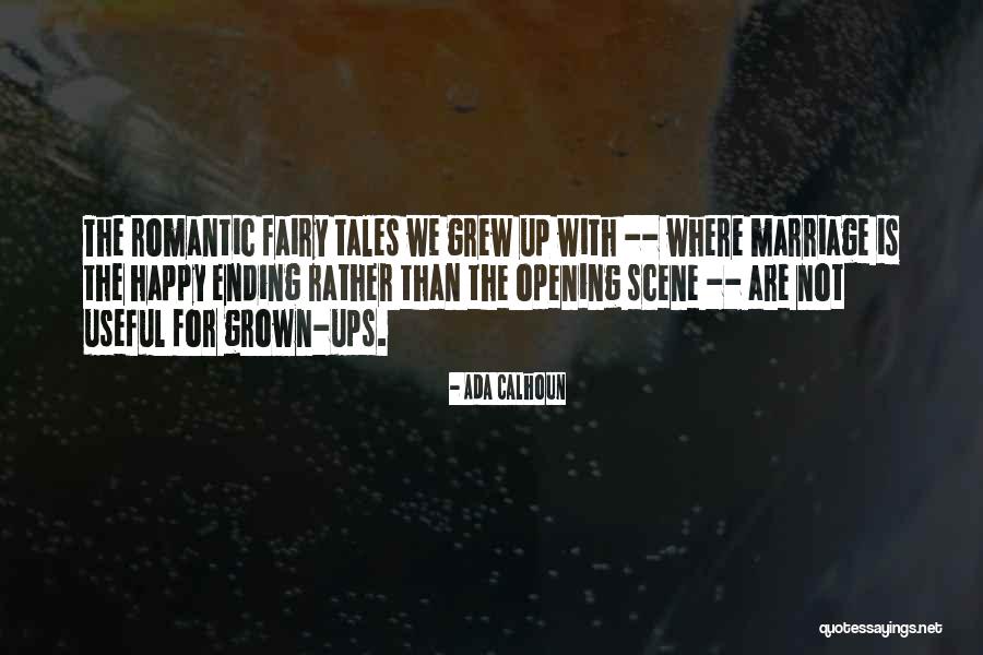 Romantic Ending Quotes By Ada Calhoun Romantic Ending Quotes By Ada Calhoun